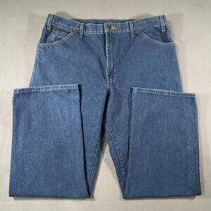 Dickies 5 Pocket Work Jean Regular Fit Straight Leg C993RNB Size 38x32